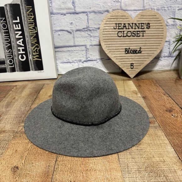 Nordstrom Wide Brim Wool Hat- One Size (Women’s) nwt - Picture 3 of 8